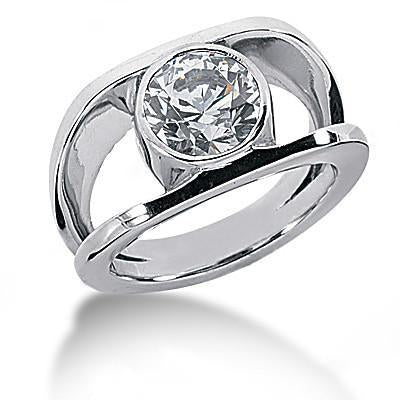 Splendido solitario con diamante anello anniversario gioielli 1 carato - harrychadent.it