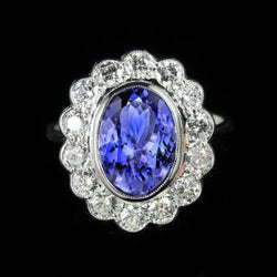 Tanzanite Anello Cocktail