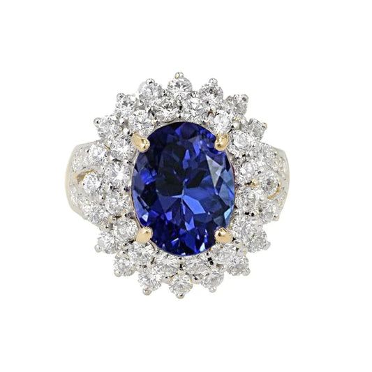 Tanzanite Anello Cocktail